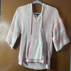 Splendid Pink and Cream Knit Sweater